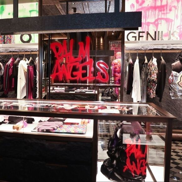 Limited Edition RARE Moncler x Palm Angels Silver Logo Chain Belt / Necklace - Picture 12 of 16